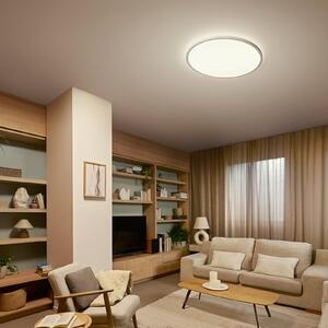 Philips LED stropní svítidlo Superslim, bílé, stmívatelné, stmívatelný, Bílá / opál, Obývací pokoj / jídelna, Plast