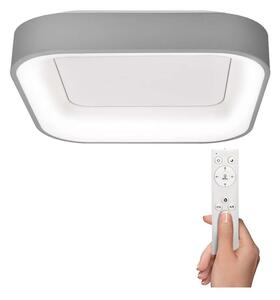 LED stropní světlo s dálkovým ovládáním Treviso - 45 x 45 cm, šedá