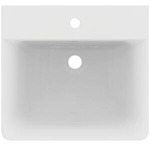 Ideal Standard Connect - Umyvadlo CUBE 500x460 mm, s přepadem, 1 otvor pro baterii, bílá E713801