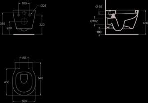 Ideal Standard Connect - Závěsné WC s hlubokým splachováním, bílá E823201