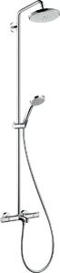 Hansgrohe Croma - Showerpipe 220 1jet s vanovým termostatem, chrom 27223000