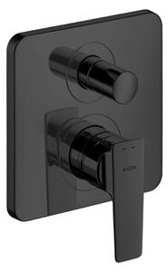 Axor Citterio E - Páková vanová baterie s podomítkovou instalací, kartáčovaný černý chrom 36455340