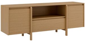 Somcasa Dubový TV stolek Pacific 160 x 43 cm se zásuvkou