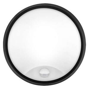 LED venkovní světlo WO780-2 se senzorem - kruh 22 cm, 2 kryty, černá / bílá