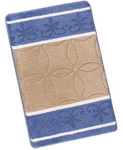 Bellatex Koupelnová předložka 60x100cm ornament modrobéžový