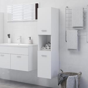 Koupelnová skříňka bílá 30 x 30 x 130 cm dřevotříska