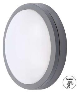 LED venkovní světlo WO781 Siena se senzorem - kruh 23 cm, šedá