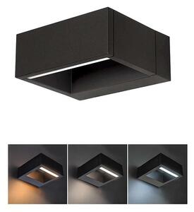 LED venkovní světlo WO806 Ragusa, černá