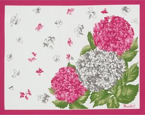 Beauvillé Hortensias růžová prostírka 38x48 cm