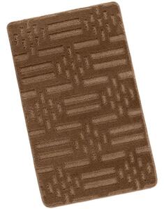 Bellatex Koupelnová předložka 60x100cm čárky hnědé
