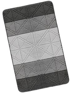 Bellatex Koupelnová předložka 60x100cm trojúhelníky šedé