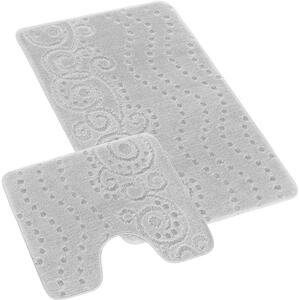 Bellatex Koupelnová a WC předložka ornament světle šedý