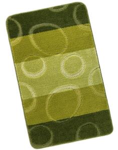 Bellatex Koupelnová předložka 60x100cm elipsy zelené