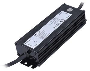Napájecí zdroj z 230 V na 12 V pro LED osvětlení, 5A, 60W, IP65, černá