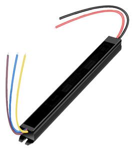 Napájecí zdroj z 230 V na 24 V pro LED osvětlení, 1A, 24W, IP65, černá