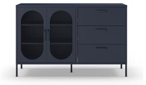 Tmavě modrá komoda 140x90 cm Diora – Marckeric