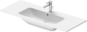Duravit ME by Starck - Nábytkové umyvadlo 1230x490 mm, s přepadem, bílá matná 2336123200