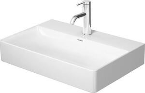 Duravit DuraSquare - Umyvadlo Compact do nábytku 600x400 mm, bez přepadu, bílá 2356600041
