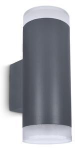 Brilagi - Venkovní nástěnné svítidlo MATERA 2xGU10/30W/230V antracit IP54
