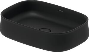 Duravit Zencha - Umyvadlová mísa 550x390 mm, WonderGliss, matný antracit 23735513791