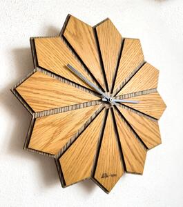 3D Dřevěné dubové hodiny - T-Tatra Úsvit - 30cm/50cm/80cm