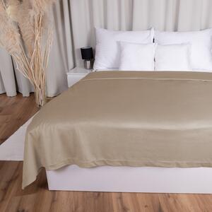 Biante Sametový přehoz na postel Velvet Premium SVP-042 Béžovohnědý 140x220 cm