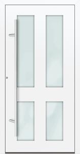 Hliníkové vchodové dveře FM Turen Premium P90 M09 bílá RAL9016