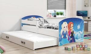 Dětská postel Luki 2 - Bílá 160x80 cm