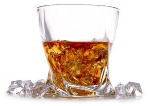 Bohemia Crystal Sklenice na whisky Quadro 2K936/0/99A44/340ml ( set po