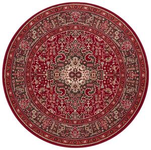 Nouristan - Hanse Home, Kruhový koberec Mirkan 104098 Oriental red | červená Typ: kulatý 160x160 cm
