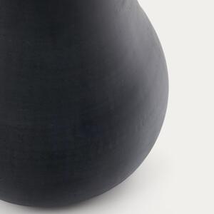 Černá terakotová váza Kave Home Silaia 42 cm