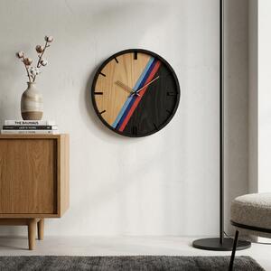 3D Dřevěné dubové hodiny - MotorSport 30cm-50cm-80cm