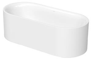 Bette BetteLux Oval Silhouette - Volně stojící vana 1800x800 mm, BetteGlaze Plus, bílá 3466-000CFXXS,PLUS