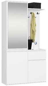 Ak furniture Předsíňová stěna Entro bílá