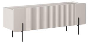 TV stolek Malmi 150 cm - kašmírová / černé nožky