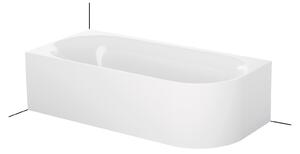 Bette BetteLux Oval IV Silhouette - Vana do levého rohu 1750x800 mm, BetteGlaze Plus, bílá 3425-000CERVS,PLUS