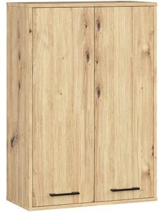 Ak furniture Závěsná koupelnová skříňka Fin W64 64 cm dub artisan