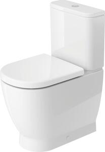 Duravit D-Code - Stojící kombi WC 600x370 mm, Rimless, bílá 20600900002