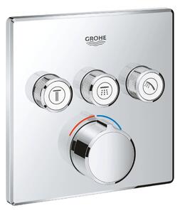 GROHE SmartControl - Krytka podomítkové baterie se 3 ventily, chrom 29149000