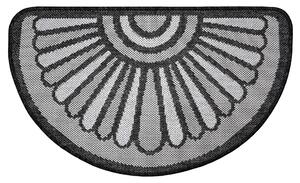 Hanse Home Collection koberce Protiskluzová rohožka Weave 105251 Anthracite Gray Cream - 50x80 cm