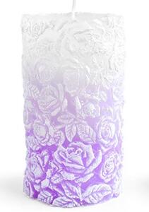 Mondex Parafínová svíčka DREAM 8x13,5 cm fialová