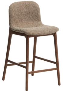 LÉTO -15% Kave Home Hnědá barová židle Elnor 65 cm