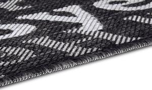 Hanse Home Collection koberce Protiskluzová rohožka Weave 105258 Anthracite Gray Cream - 50x80 cm