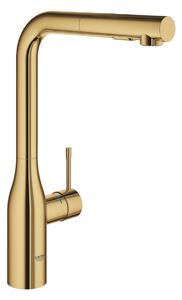 GROHE Essence Professional - Páková dřezová baterie s vytahovací sprškou, Cool Sunrise 30504GL0