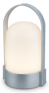 BRILONER Asa stolní lampička - 1W, 50lm, bezdrátová, LED, stmívatelné, teplá bílá, matný chrom 7544014