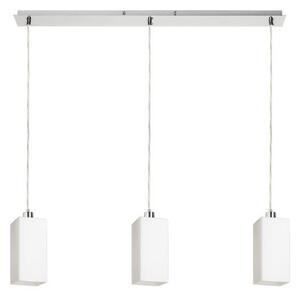 LIZ III 80 závěsná opálové sklo/matný nikl 230V E27 3x11W - RED - DESIGN RENDL