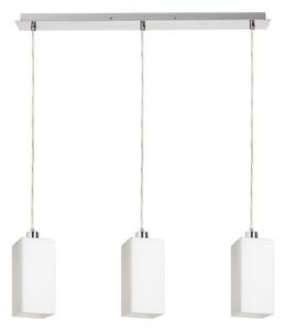 LIZ III 60 závěsná opálové sklo/matný nikl 230V E27 3x11W - RED - DESIGN RENDL