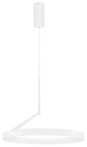 Nova Luce Bílé kovové závěsné LED světlo Adaliz 60 cm