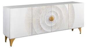 Massive home | Dřevěná komoda White Golden Sunset 177cm mango