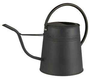 Kovová konev na zalévání Matt Black 2,3 l